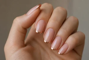 Rose Gold French Tip