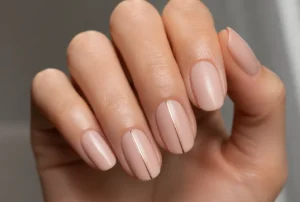Rose Gold Line on Nude