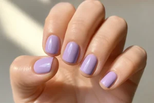 Short Lavender Squoval