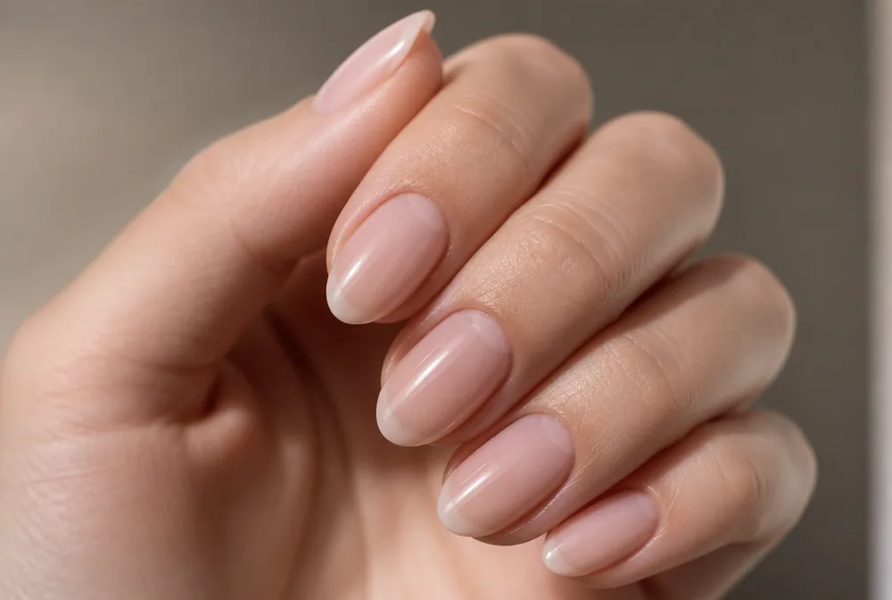 short stiletto nails with a soft point