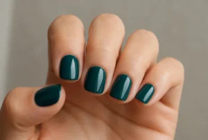 Short Teal Squoval