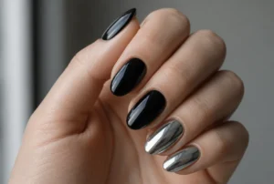 Silver and Black