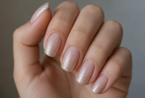 Silver Glitter Tip