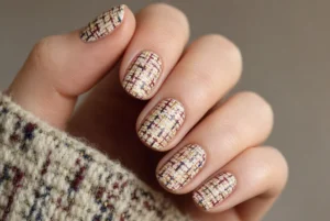 Tweed Texture Nails