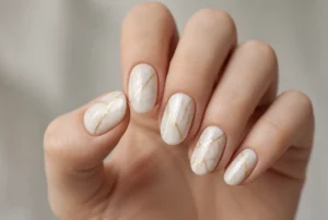 Marble with Gold Foil