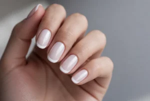 White Tips on Milky Base