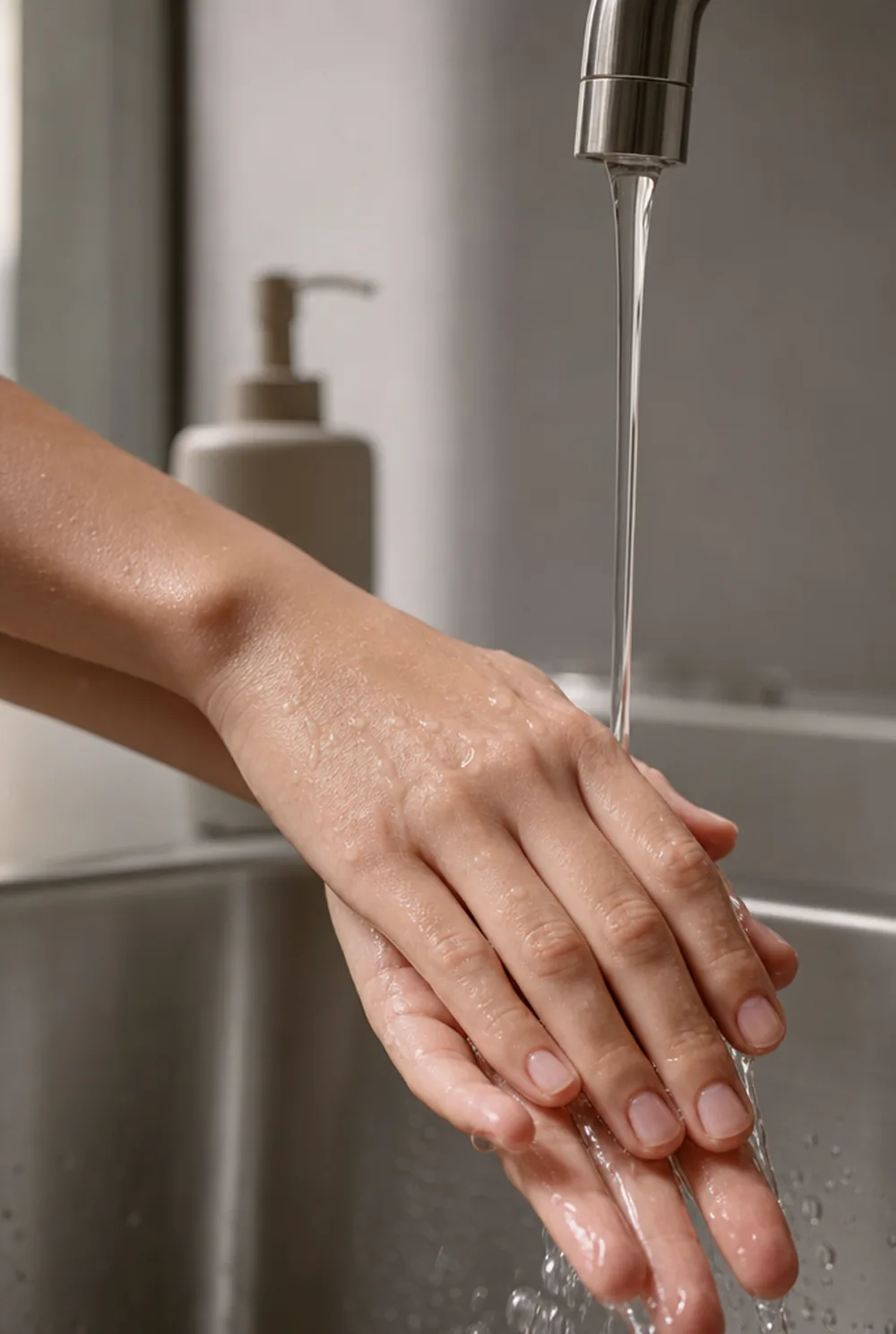 Short bare nails for nursing hand hygiene - PolishedAndPrettyNails.com Short bare nails for nursing hand hygiene